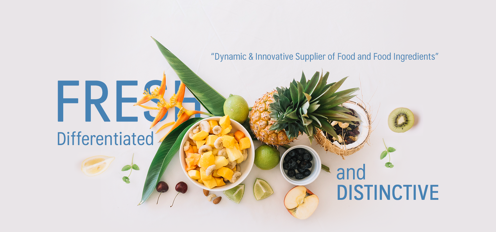 Dynamic & Innovative Supplier of Food and Food Ingredients